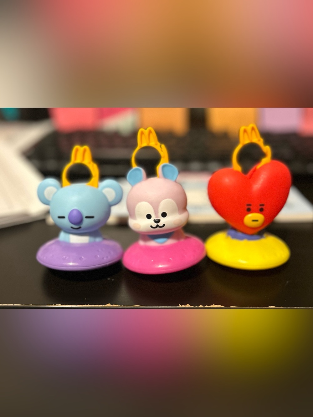 BT21 McDonald's Happy Meal Toys - Shooky, Tata, Koya